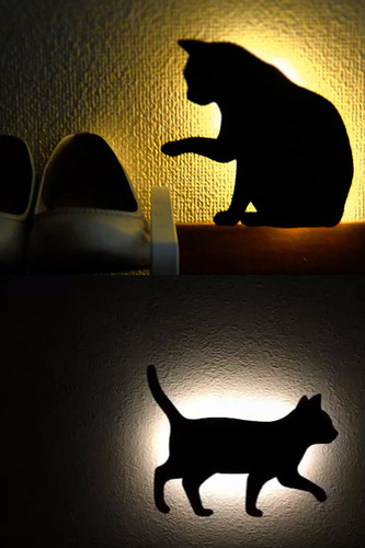 나를 반겨주는 작은 고양이. CAT Wall Light