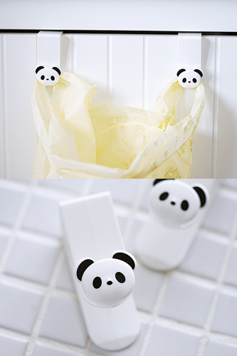 사나다(SANADA) 귀여운 팬더 비닐봉지 후크