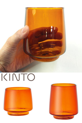 (정품) 킨토(KINTO) 세피아 브라운 내열유리 텀블러 / 270ml  370ml