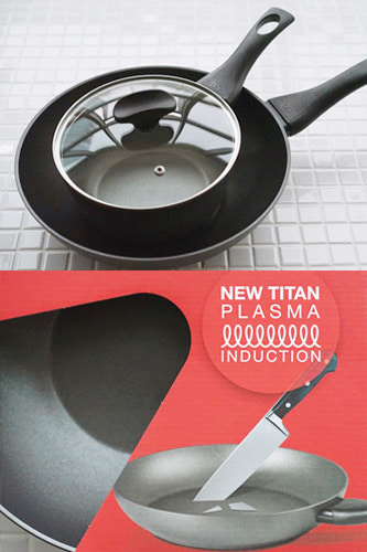 TVS 솔리다(Solida) 티타늄 코팅 18cm속깊은 소스팬 / 28cm웍/ 인덕션가능