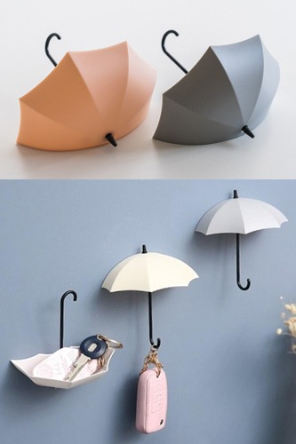 GKJ 다용도 우산 디자인 고리 &amp; 홀더 (3P) 세트