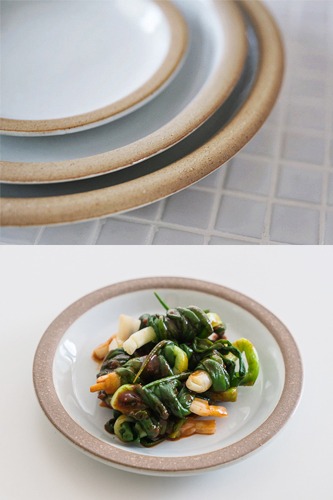 단아한 자태와 고운 빛깔의 산백토 도자기 접시 / 3종류