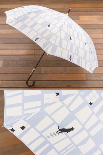 MKN 고양이 내풍 유리섬유 양산겸 우산