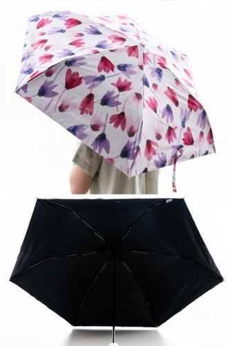 (UV 차단 99.9%) 수채화 초경량 미니 우산겸 꽃양산