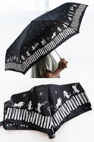 건반 위의 고양이 오케스트라 켓츠 접이식 우산